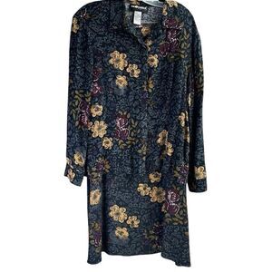 SAG HARBOR  Women’s Petite Skirt Set Size 14P Floral Boho Mature